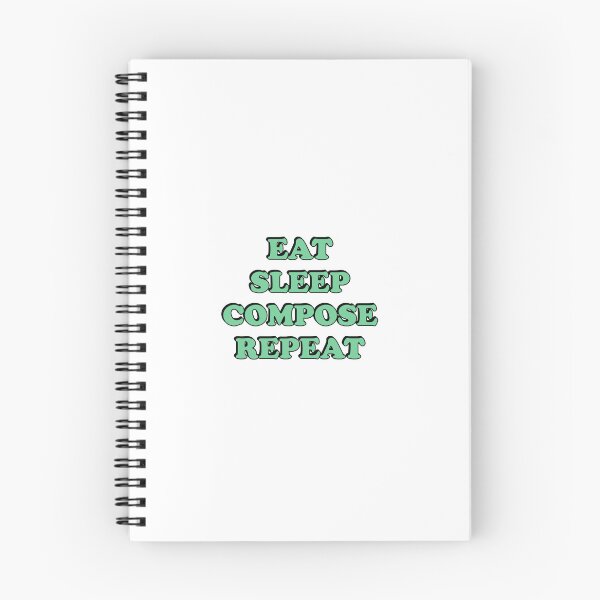 Item preview, Eat Sleep Compose Repeat - Music Composer - classical composers designed and sold by Inspirationmotivation.