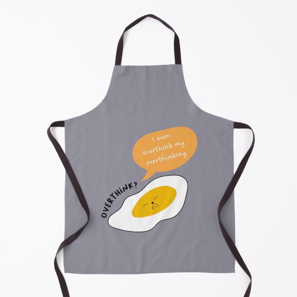 Item preview, Overthink? I even overthink my overthinking | Cute Egg Illustration designed and sold by RM-Journey.