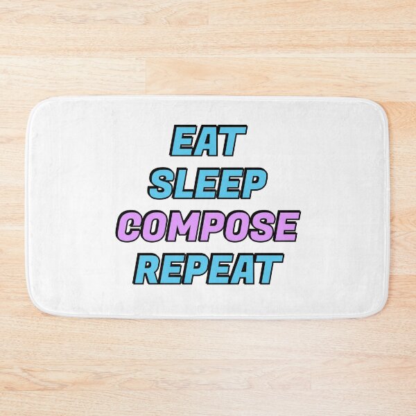 Item preview, Eat Sleep Compose Repeat - classical composers designed and sold by Inspirationmotivation.