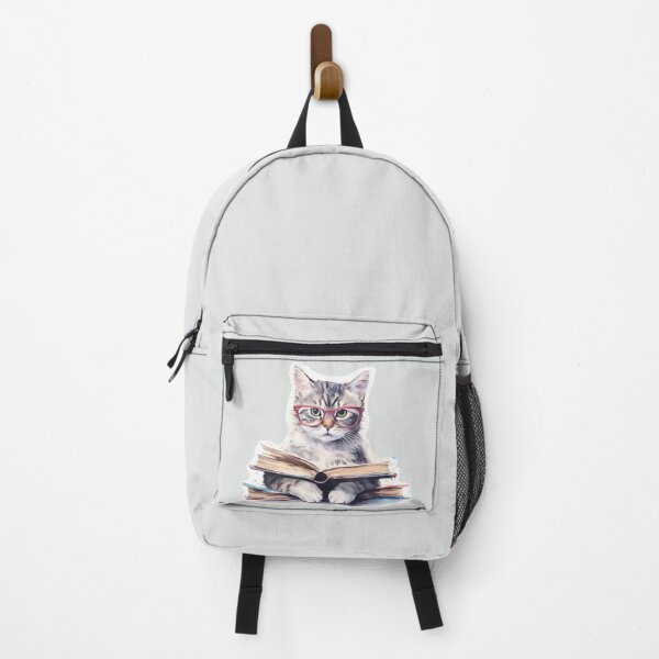 Item preview, studious cat designed and sold by Banna Baber.