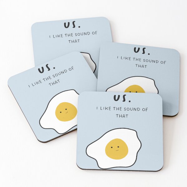 Item preview, US. I LIKE THE SOUND OF THAT | Cute Egg Illustration designed and sold by RM-Journey.