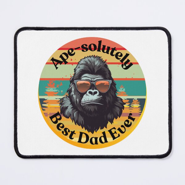 Artikelvorschau, Cooler Gorilla-Affe – definitiv der beste Papa aller Zeiten entworfen und verkauft von NestledCorner.