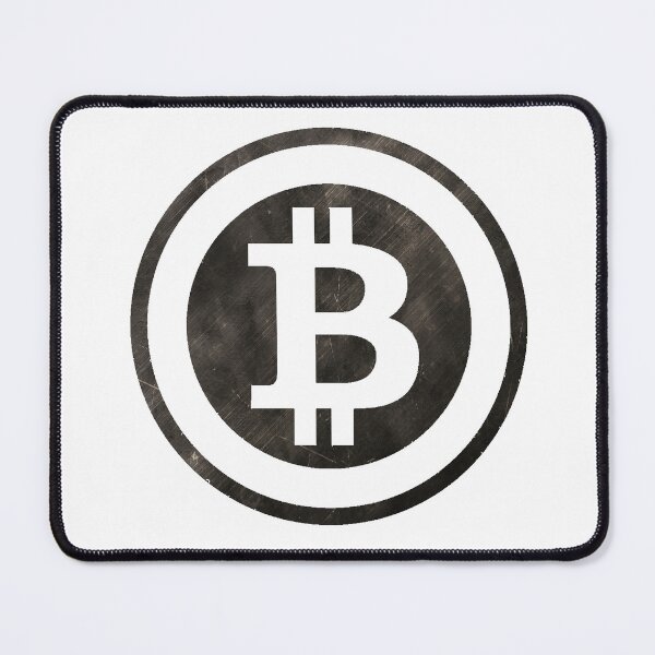 Item preview, B&W Bitcoin logo designed and sold by edenmatt.