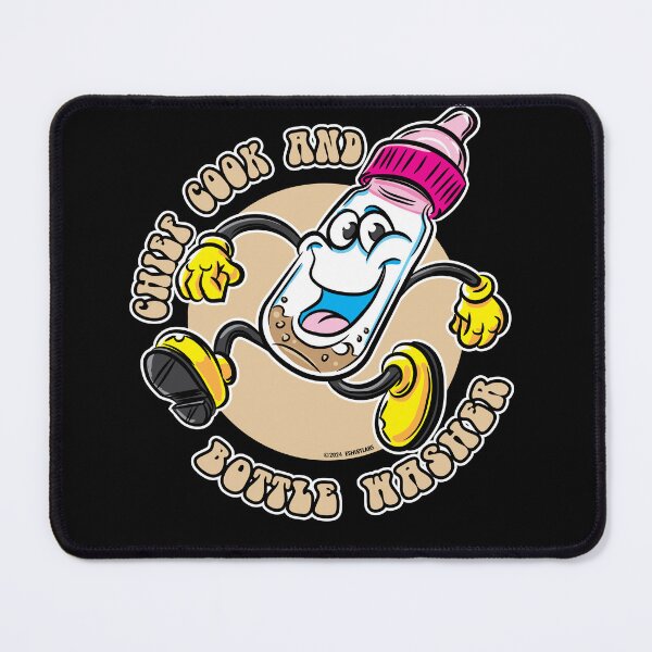 Item preview, Chief Cook and Bottle Washer Baby Bottle Mascot by eShirtLabs designed and sold by eShirtLabs.