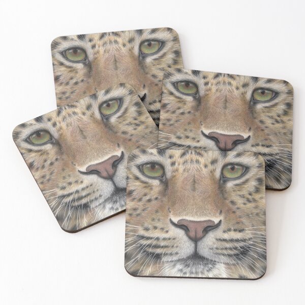 Item preview, Amur Leopard pastel drawing designed and sold by CharlotteJade.
