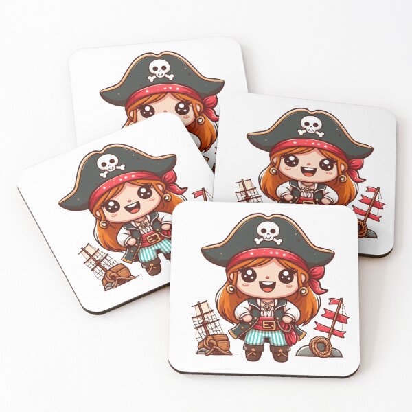 Item preview, Girls can be Pirates too! designed and sold by KinshipArts.