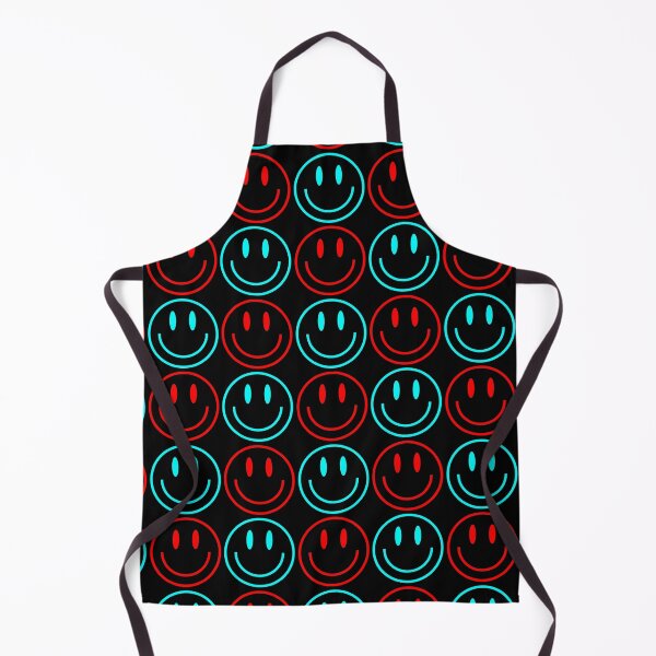 Item preview, Glowing Smiley Faces in Blue/Red designed and sold by DD Design.