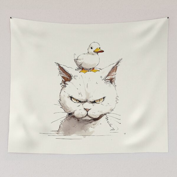 Item preview, Cattitude Clash designed and sold by Stillness store.