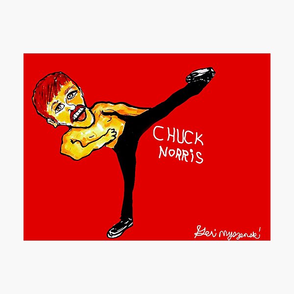 Item preview, Chuck Norris Martial Arts designed and sold by The Art Queen Of Michigan .