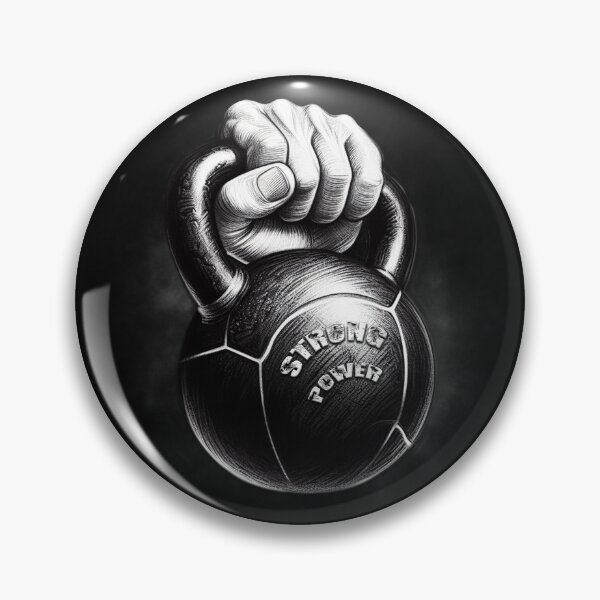 Item preview, kettlebell, muscle man, shawty, biceps, muscle building, fitness goals, muscle mass, pump up designed and sold by CrisMor-Art.