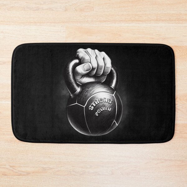 Item preview, kettlebell, muscle man, shawty, biceps, muscle building, fitness goals, muscle mass, pump up designed and sold by CrisMor-Art.
