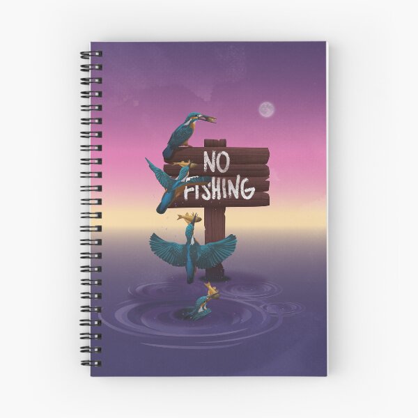 Item preview, Kingfisher, no fishing designed and sold by Captain Chromatic.