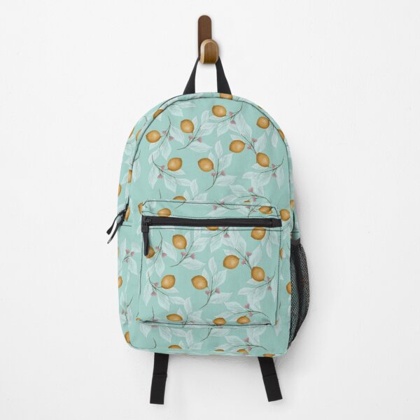 Item preview, Citric Summer - Orange Lemon pattern in a nice aqua background perfect for summer aesthetic.  designed and sold by Alpha Naomi Designs.