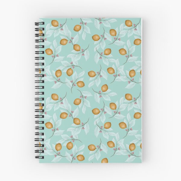 Item preview, Citric Summer - Orange Lemon pattern in a nice aqua background perfect for summer aesthetic.  designed and sold by Alpha Naomi Designs.