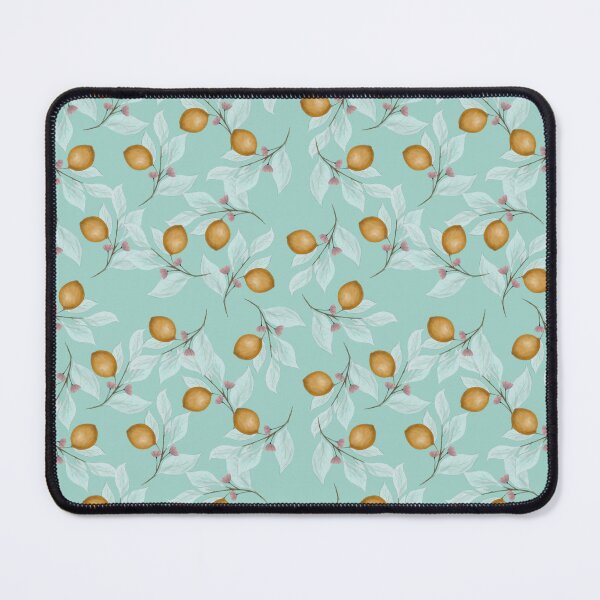 Item preview, Citric Summer - Orange Lemon pattern in a nice aqua background perfect for summer aesthetic. designed and sold by Alpha Naomi Designs.