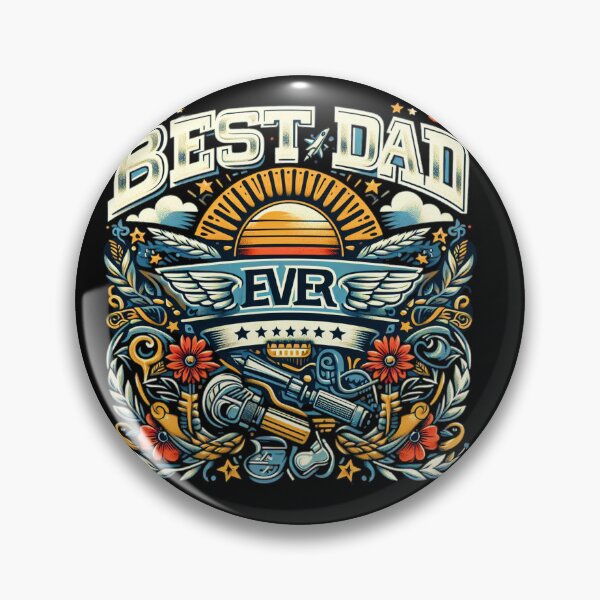 Item preview, Best Dad Ever 2 designed and sold by RoyalMob.