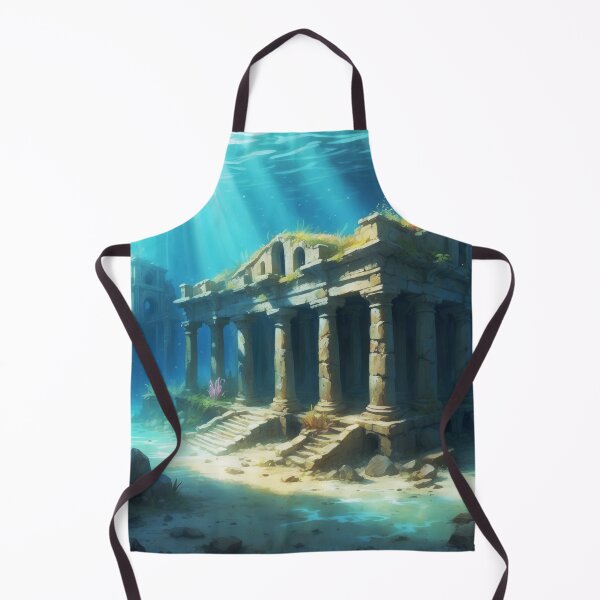 Item preview, Old underwater ruins in rays of light designed and sold by Andrey-Myagkov.