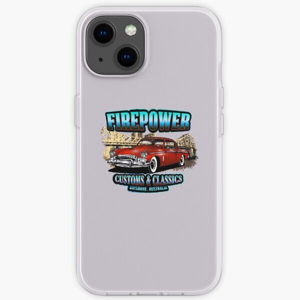 FIREPOWER CUSTOMS AND CLASSICS BRISBANE SOUVENIR iPhone Soft Case