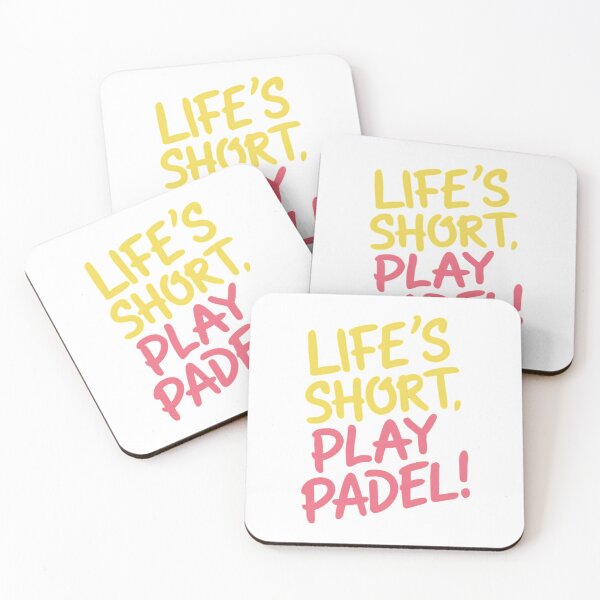 Item preview, Life's Short, Play Padel Padel Player designed and sold by DomTeesHaven.