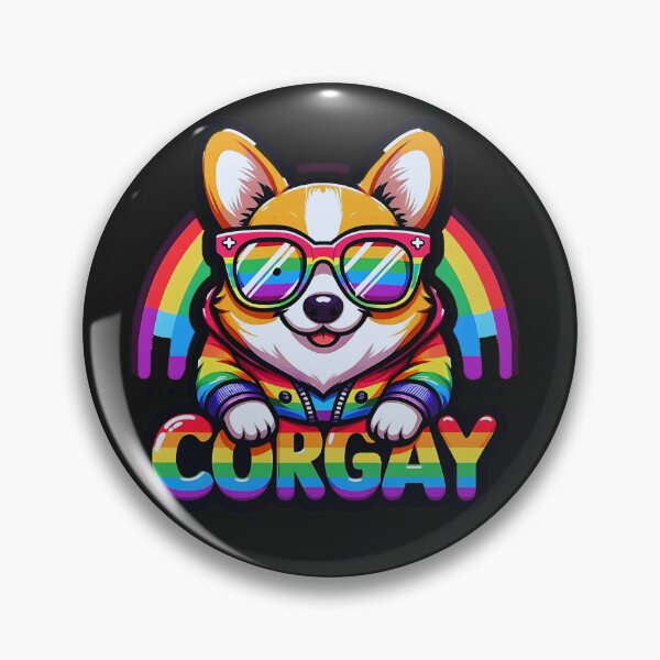 Item preview,  Corgay Pride  Rainbow Corgi  Art designed and sold by elynne9.