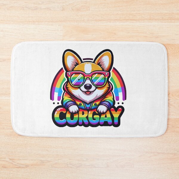 Item preview,  Corgay Pride  Rainbow Corgi  Art designed and sold by elynne9.