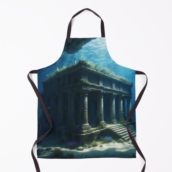 Item preview, Old underwater ruins in rays of light designed and sold by Andrey-Myagkov.