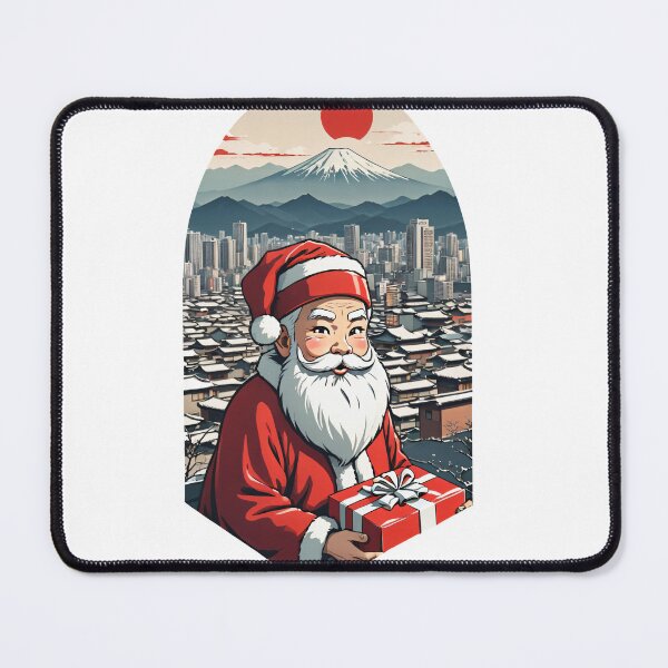 Item preview, Japanese Santa Claus Holiday Scene designed and sold by Slick-Waffles.