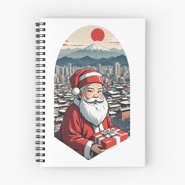Item preview, Japanese Santa Claus Holiday Scene designed and sold by Slick-Waffles.