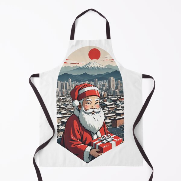 Item preview, Japanese Santa Claus Holiday Scene designed and sold by Slick-Waffles.