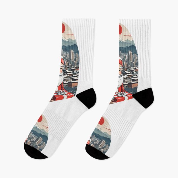 Item preview, Japanese Santa Claus Holiday Scene designed and sold by Slick-Waffles.