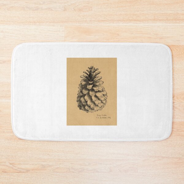 Item preview, A pine cone drawn in black ink designed and sold by BrianEydenArt.