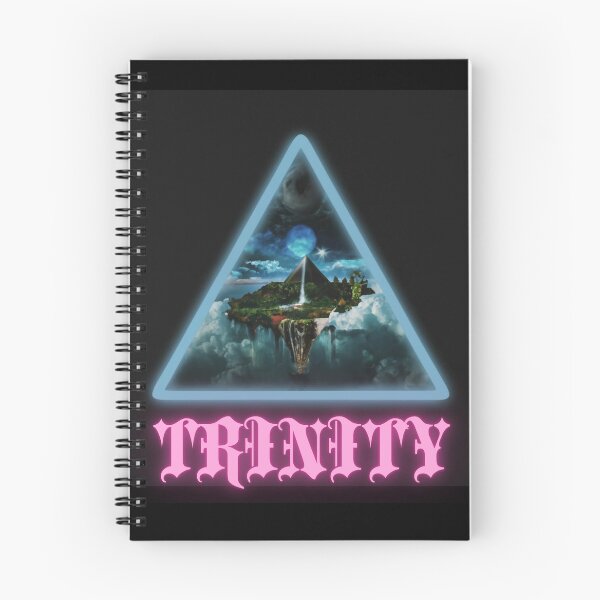 Item preview,  Gods trinity in triangle with universe and paradise inside happy cute christian gifts  designed and sold by thankful-loco.