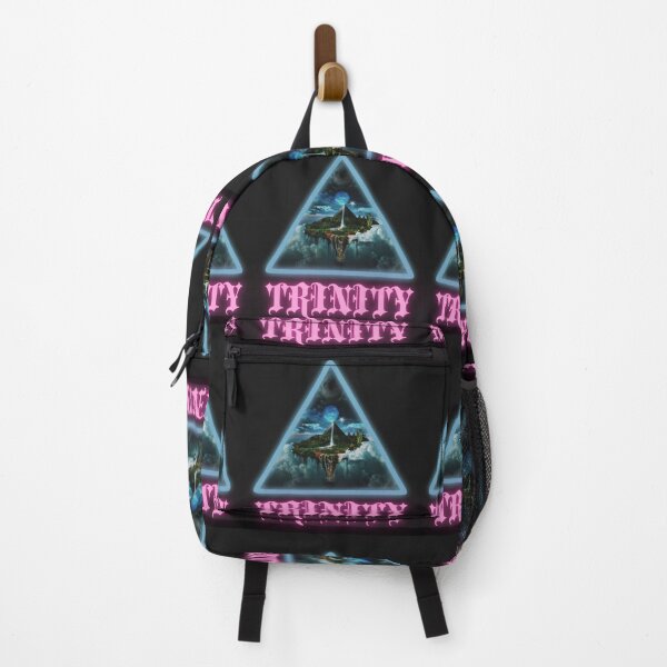 Item preview, Gods trinity in triangle with universe and paradise inside happy cute christian gifts designed and sold by thankful-loco.