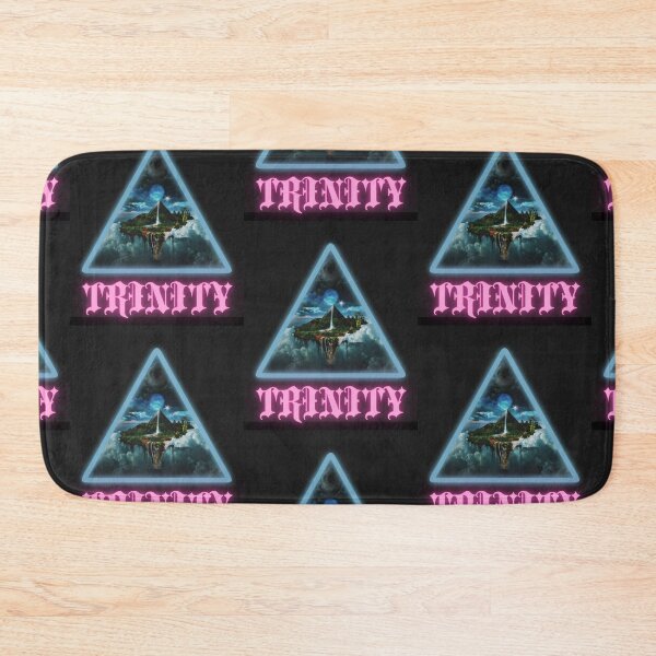 Item preview,  Gods trinity in triangle with universe and paradise inside happy cute christian gifts  designed and sold by thankful-loco.