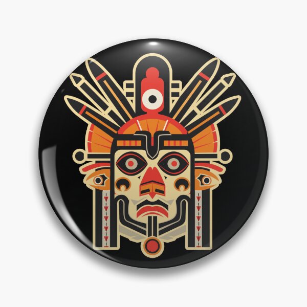 Item preview, Toltec Temple Guard Mask designed and sold by TheLaundryLady.