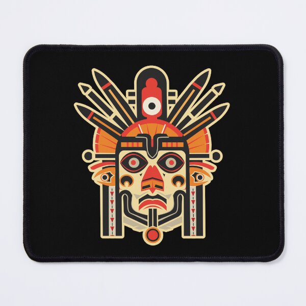 Item preview, Toltec Temple Guard Mask designed and sold by TheLaundryLady.