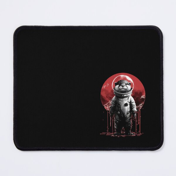 Item preview, Otter Space Astronaut Sumie Art designed and sold by TomFrontierArt.