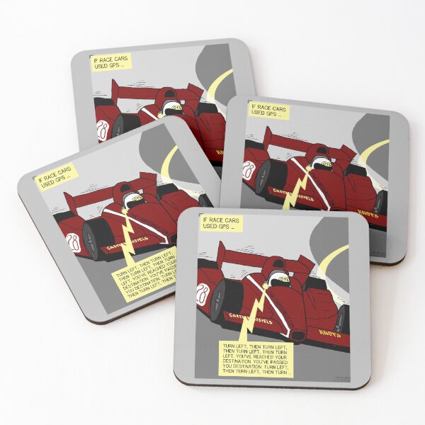 Item preview, If Indy Cars Used GPS designed and sold by Out to Lunch Cartoons and More.