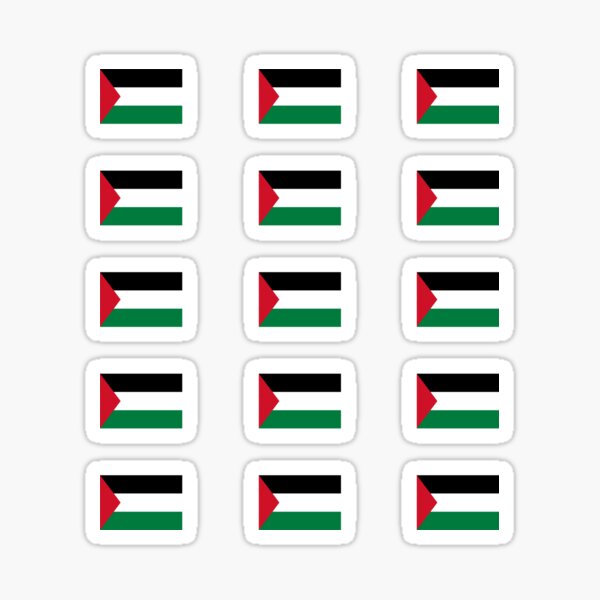 Item preview, Multiple Palestine Flags Sticker Set  designed and sold by MIMI-ALI.