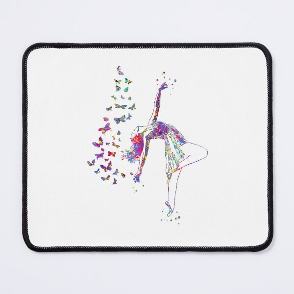 Item preview, Lyrical Dancer Girl and Butterflies designed and sold by Rosaliartbook.