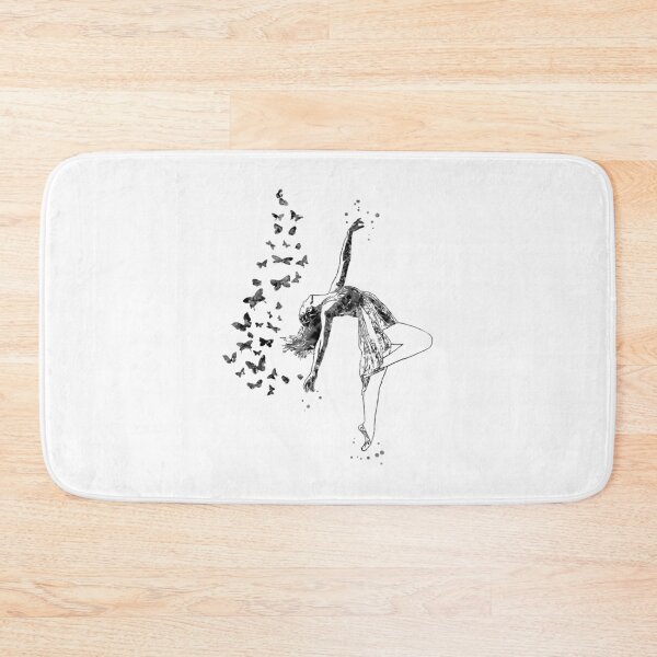 Item preview, Lyrical Dancer Girl and Butterflies designed and sold by Rosaliartbook.