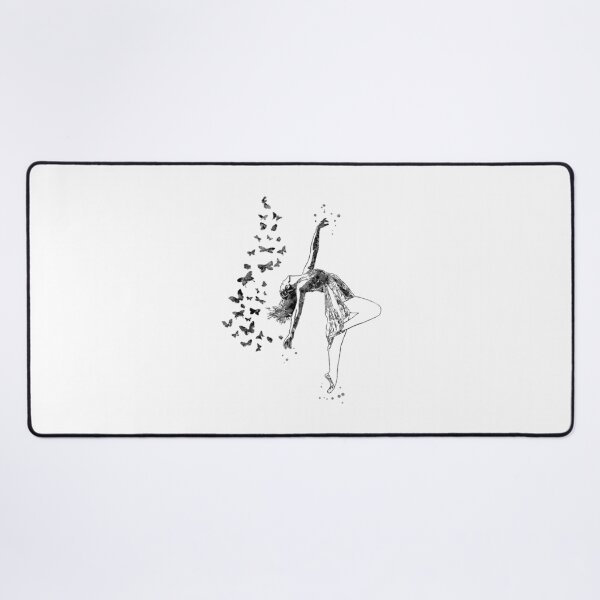 Item preview, Lyrical Dancer Girl and Butterflies designed and sold by Rosaliartbook.