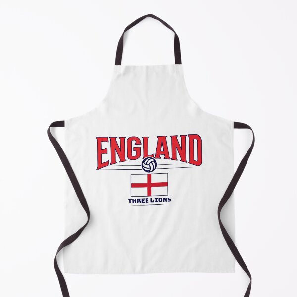 Item preview, England logo with soccer ball red & white designed and sold by castletex.