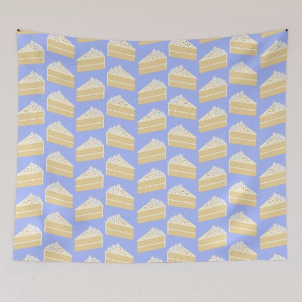 Item preview, Pattern of Delicious Slices of Vanilla Cake designed and sold by AroAxel.