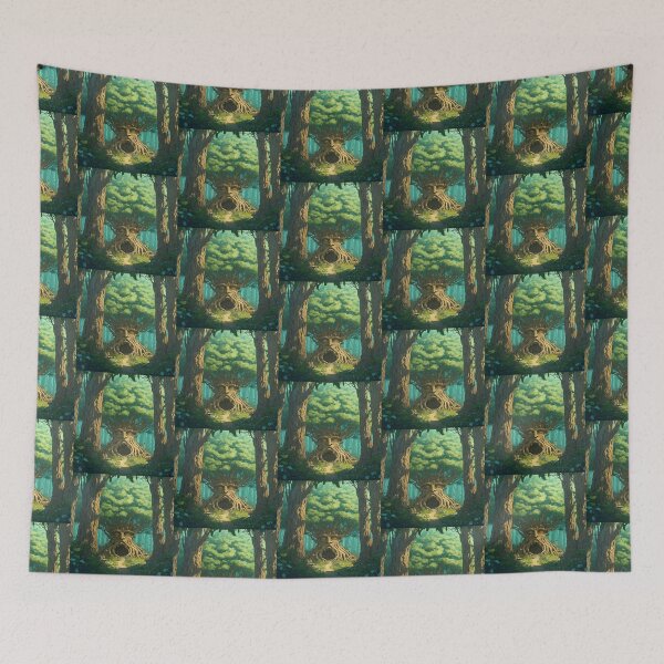 Item preview, Ancient Tree with a Face designed and sold by BestArtByArvind.