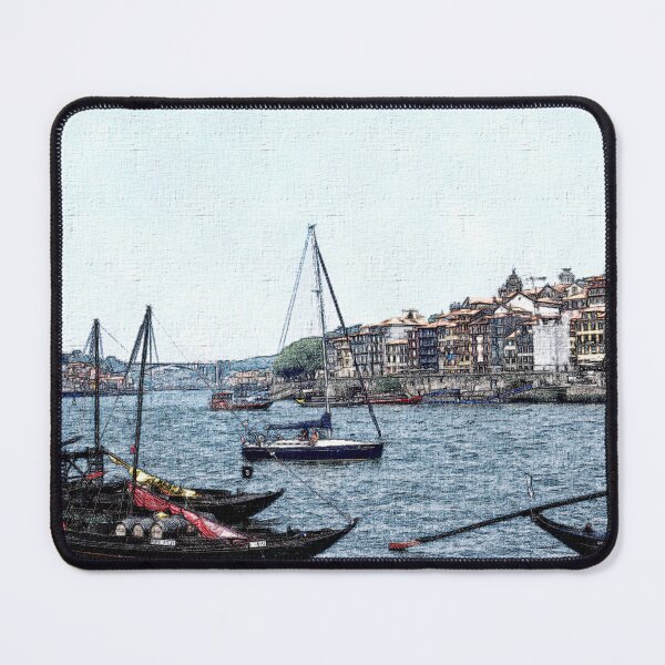 Item preview, Boats in Porto Harbour designed and sold by stevepaint.
