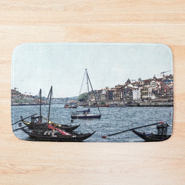 Item preview, Boats in Porto Harbour designed and sold by stevepaint.