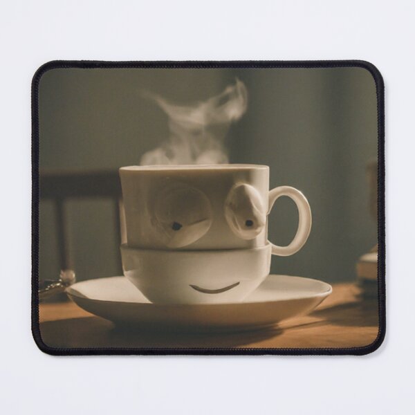 Item preview, Smiling Coffee Cup on Saucer designed and sold by BestArtByArvind.