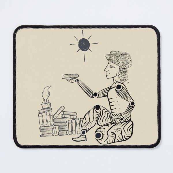 Item preview, Bookseller and Crow designed and sold by SteinHead.