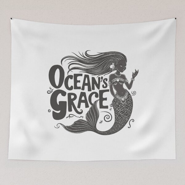 Item preview, Ocean's Grace Mermaid designed and sold by AloeTees.